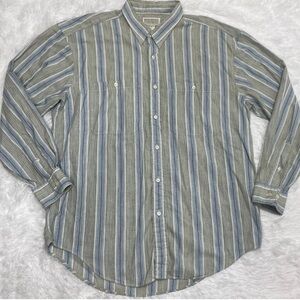 Vintage Banana Republic Safari & Travel Men’s Button Up Shirt Size XL Plaid USA